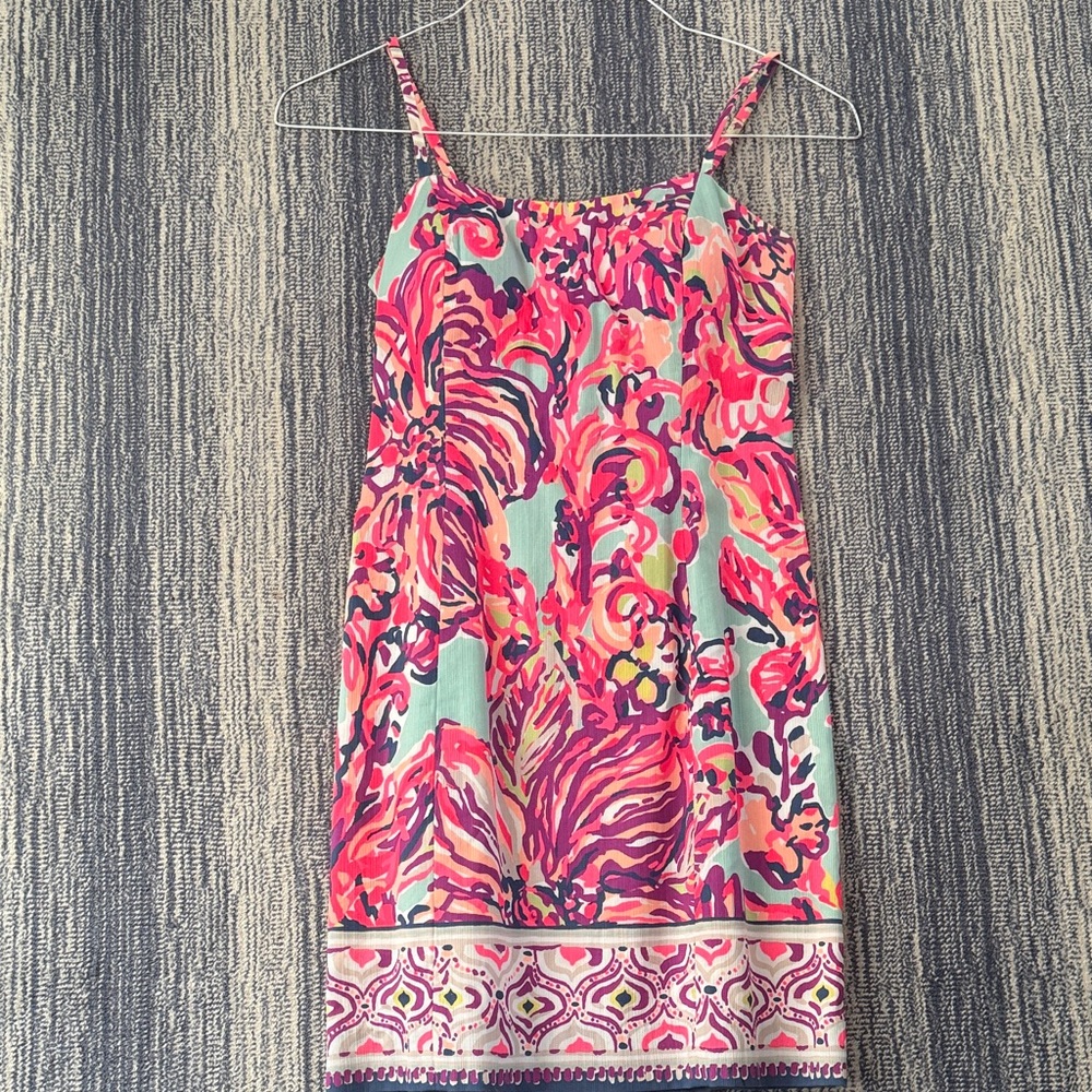 Lilly Pulitzer Pink Purple Blue Mini Dress